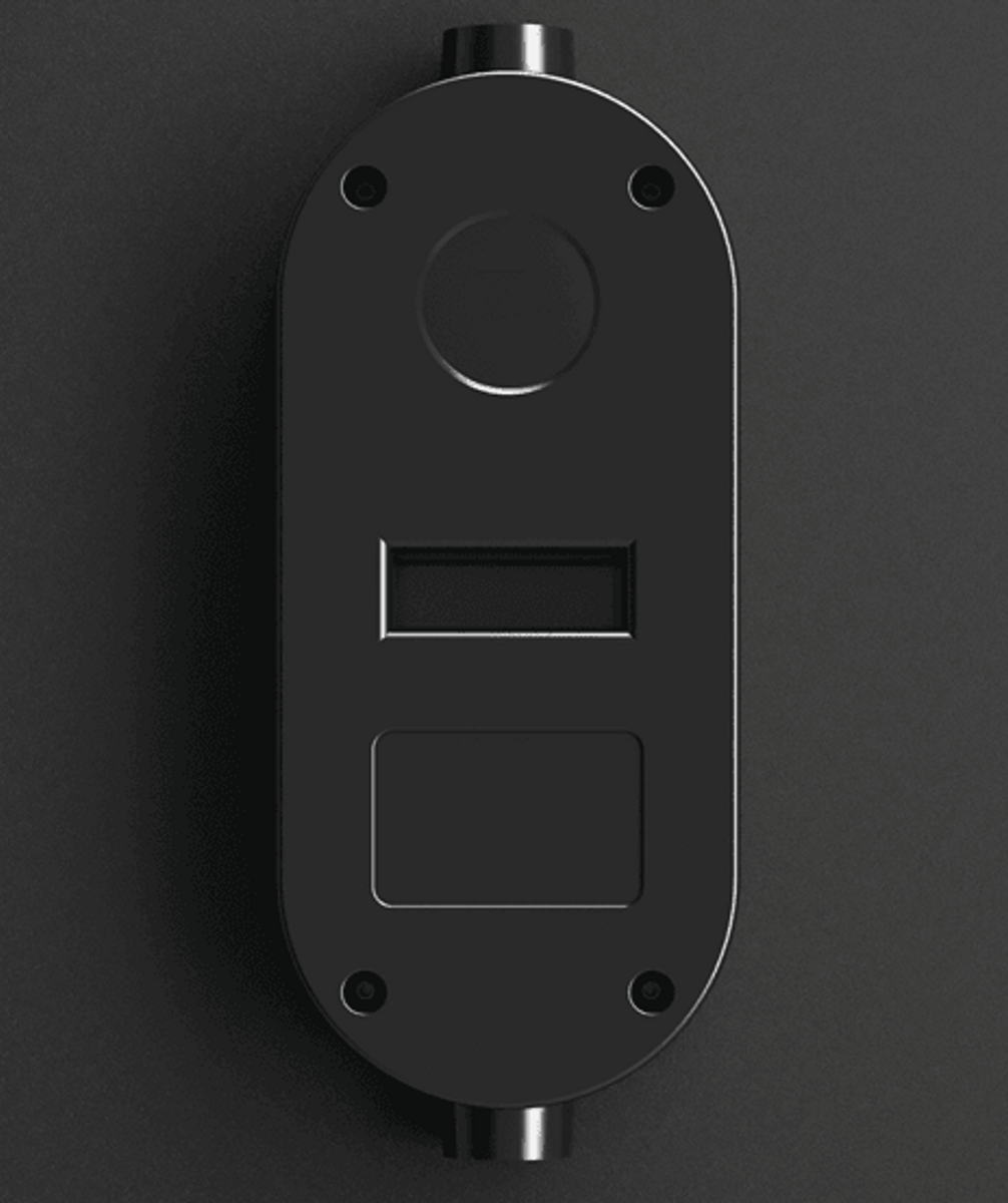 Couvercle du bornier de raccordement - plaque arrière