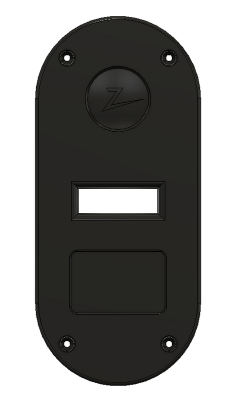 Couvercle du bornier de raccordement - plaque arrière