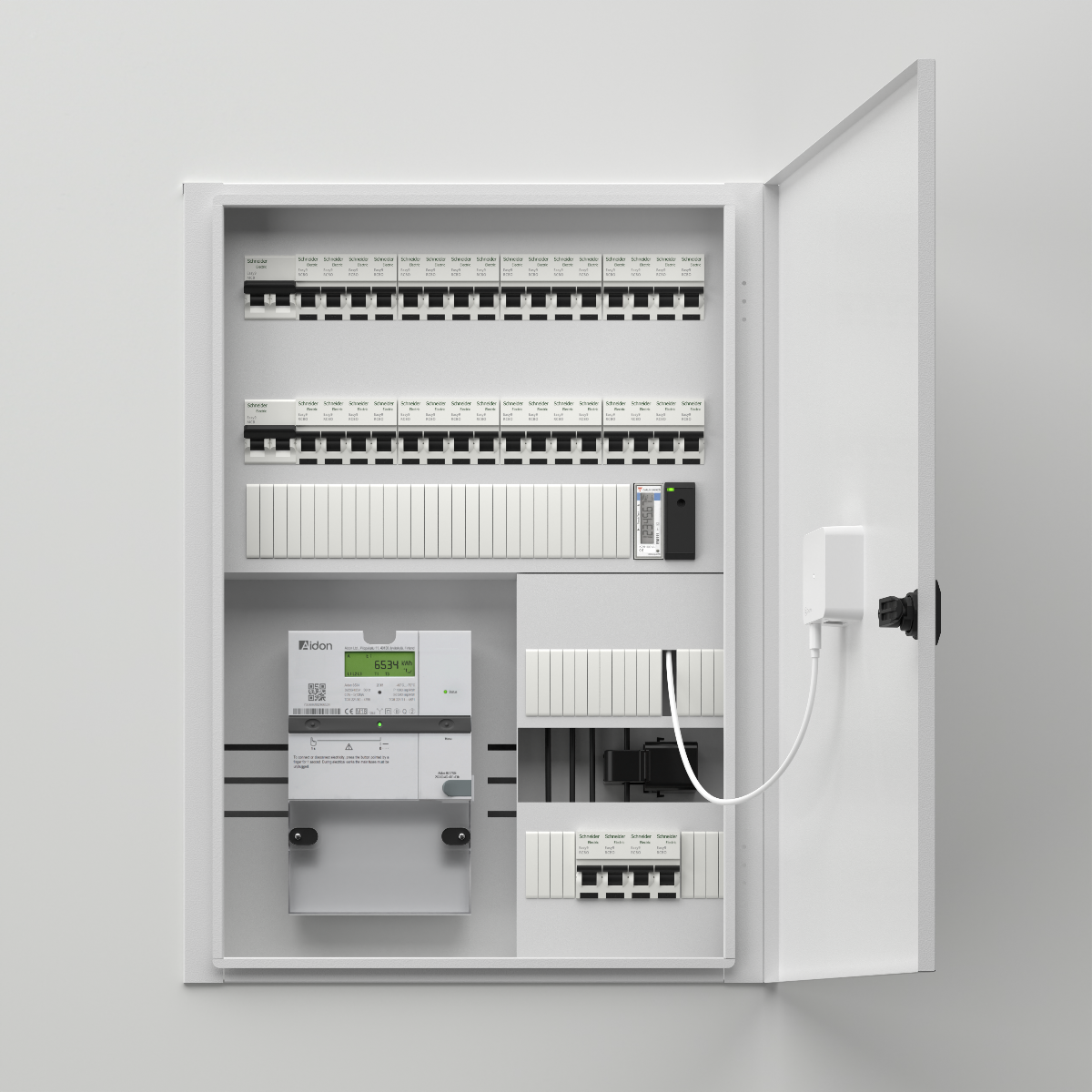 Zaptec Sense - compteur d'énergie 1Phase  Max 100A